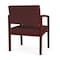 Lesro Lenox Wood Wide Guest Chair Wood Frame, Mahogany, RF Nebbiolo Upholstery LW1201 - alternate 3